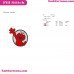 Elmo Waving His Hand Through A Circle Sesame Street Embroidery Design