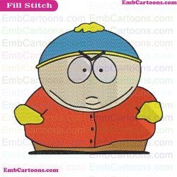 Eric Cartman Southpark Embroidery Design 1