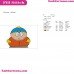 Eric Cartman Southpark Embroidery Design 1