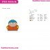 Eric Cartman Southpark Embroidery Design 1