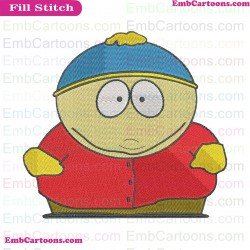 Eric Cartman Southpark Embroidery Design 2