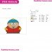 Eric Cartman Southpark Embroidery Design 3