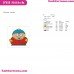 Eric Cartman Southpark Embroidery Design 3