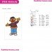 Ernie Sesame Street Embroidery Design