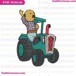 Farmer Percy Pickles Bob The Builder Embroidery Design