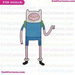 Finn The Human 2 Adventure Time Embroidery Design