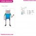 Finn The Human 2 Adventure Time Embroidery Design