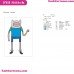 Finn The Human 2 Adventure Time Embroidery Design
