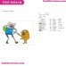 Finn The Human And Jake The Dog 3 Adventure Time Embroidery Design