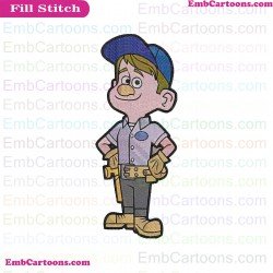Fix-It Felix Wreck-It Ralph Embroidery Design