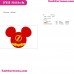 Flash Mickey Mouse Embroidery Design