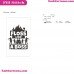 Floss Like A Boss Svg Embroidery Design