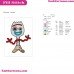 Forky Baby Toy Story Embroidery Design