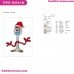 Forky Christmas Toy Story Embroidery Design