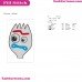 Forky Face 3 Story Embroidery Design