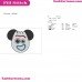 Forky Face Mickey Mouse Toy Story Embroidery Design