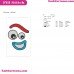 Forky Face Smiley Toy Story Embroidery Design