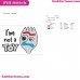 Forky Im Not A Toy Toy Story Embroidery Design