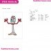Forky Very Happy 2 Toy Story Embroidery Design