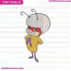 Formiga Atomic Embroidery Design 1