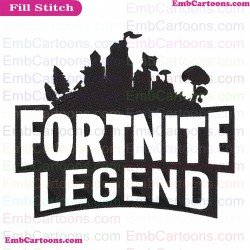 Fortite Legend Svg Embroidery Design 2
