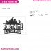 Fortite Legend Svg Embroidery Design 2