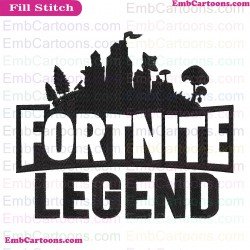 Fortite Legend Svg Embroidery Design 6