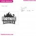Fortite Master Svg Embroidery Design 4
