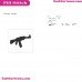 Fortnight Weapon Fortnight Silhouette Embroidery Design 01