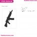 Fortnight Weapon Fortnight Silhouette Embroidery Design 07