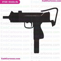Fortnight Weapon Fortnight Silhouette Embroidery Design 17