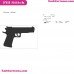Fortnight Weapon Fortnight Silhouette Embroidery Design 22