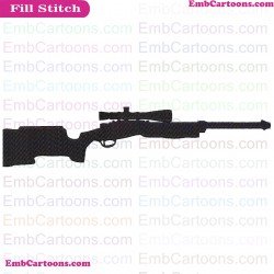 Fortnight Weapon Fortnight Silhouette Embroidery Design 24
