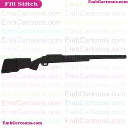 Fortnight Weapon Fortnight Silhouette Embroidery Design 25