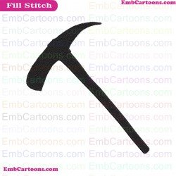 Fortnight Weapon Fortnight Silhouette Embroidery Design 35