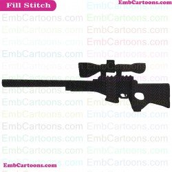 Fortnight Weapon Fortnight Silhouette Embroidery Design 40