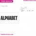 Fortnite Alphabet Silhouette Embroidery Design