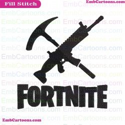 Fortnite Axe Svg Embroidery Design