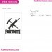 Fortnite Axe Svg Embroidery Design
