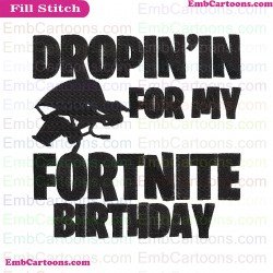 Fortnite Battle Royale Svg Dropinin For My Fortnite Birthday Embroidery Design