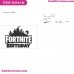 Fortnite Birthday Svg File Cricut Svg Cutting File Floss Like A Boss Fortnite Svg Eps Png Silhouette Embroidery Design 2
