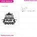 Fortnite Brothers Play Duos Svg Embroidery Design 2