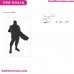 Fortnite Character Silhouette Embroidery Design 02