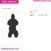 Fortnite Character Silhouette Embroidery Design 03