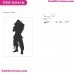 Fortnite Character Silhouette Embroidery Design 04