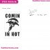 Fortnite Comin In Hot Silhouette Embroidery Design 01