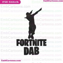 Fortnite Dab Svg Embroidery Design