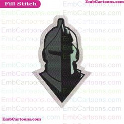 Fortnite Dark Knight Silhouette Embroidery Design 03