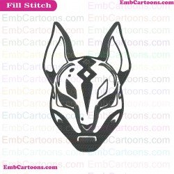 Fortnite Drift Spray Silhouette Embroidery Design 02