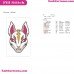Fortnite Drift Spray Silhouette Embroidery Design 03